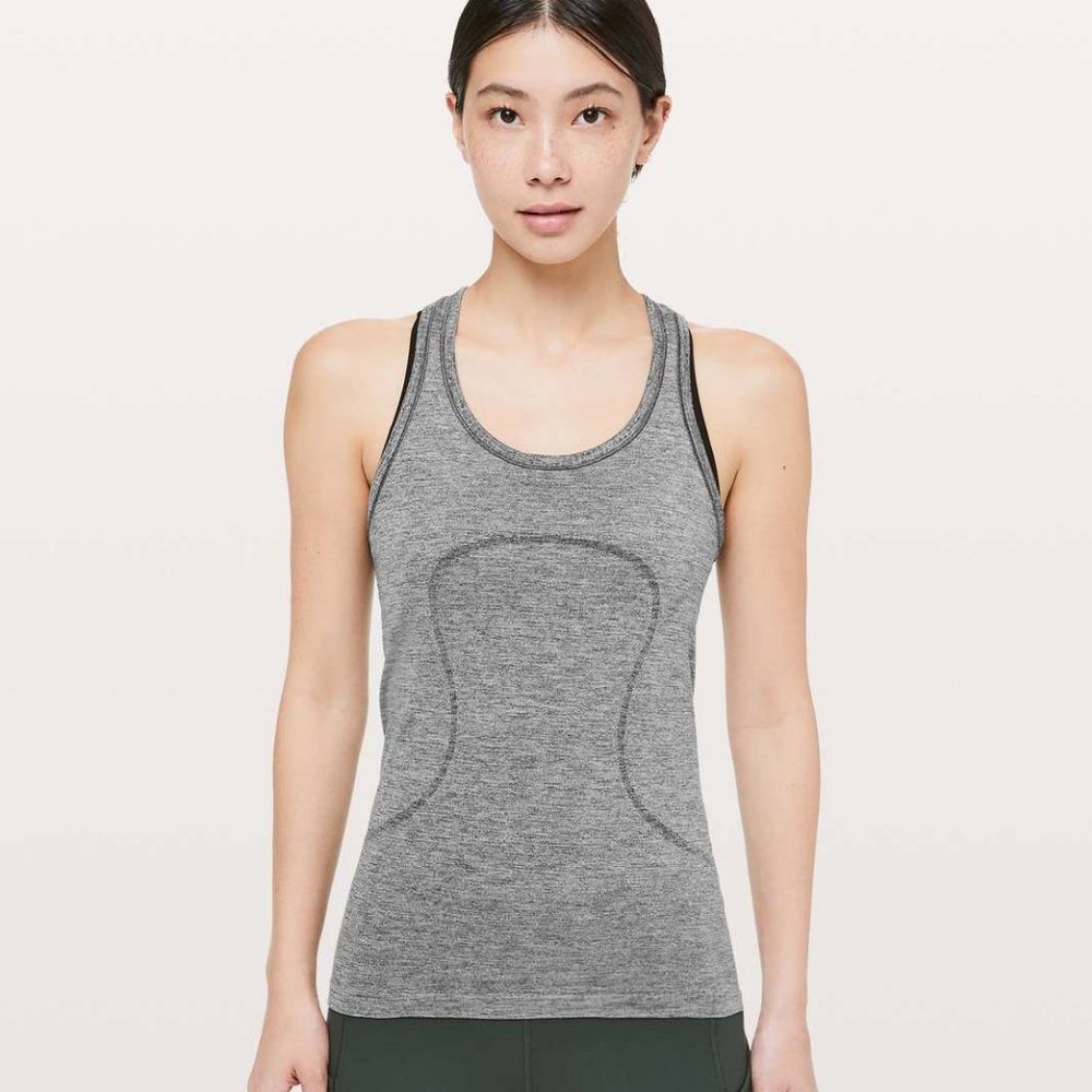 Lululemon Swiftly Tech Racerback Sparkle Silver - image 1
